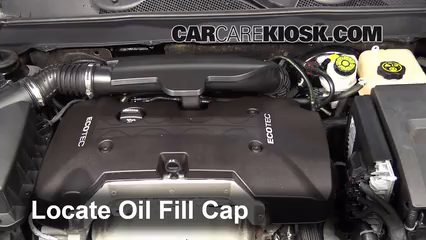 How to Add Oil Chevrolet Malibu (2013-2015) - 2013 Chevrolet Malibu LTZ